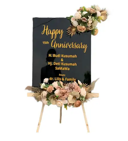 Papan Bunga Akrilik Bongkaran