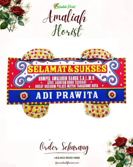 Papan Bunga Ucapan Selamat Bongkaran